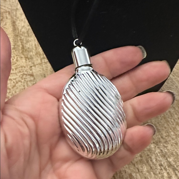 Vintage Perfume Pendant On Cord - Picture 2 of 8